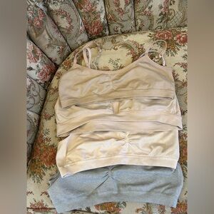 Beige and Gray Camisole Set